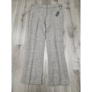 Richard Chai Love Women's Smokey Mauve Herringbone Side‎ Tab Trousers Size 10